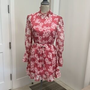 Hello Molly Pink Floral Dress